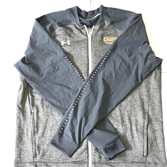 Under Armour ColdGear Loose Campbell Football Logo Light Jacket Sweatshirt Sz XL - Picture 4 of 11